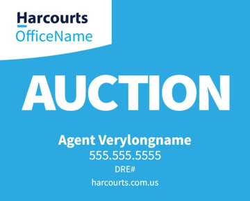 Picture of Auction - Office Name - Light Blue Horizontal - No Photo