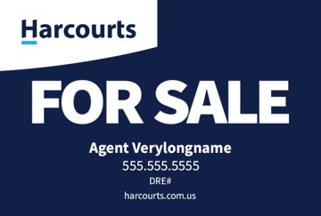 Picture of For Sale - Dark Blue Horizontal - No Photo