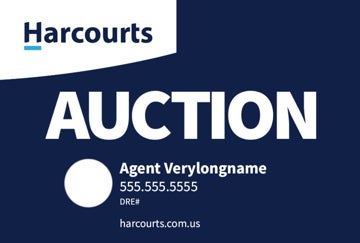 Picture of Auction - Dark Blue Horizontal