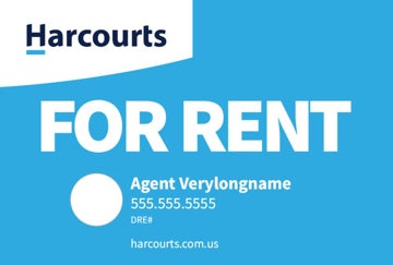 Picture of For Rent - Light Blue Horizontal
