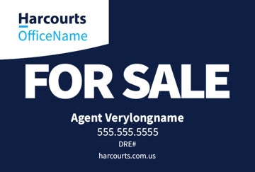 Picture of For Sale - Office Name - Dark Blue Horizontal - No Photo