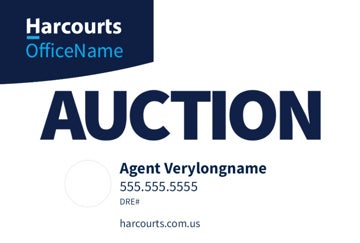 Picture of Auction - Office Name - White Horizontal