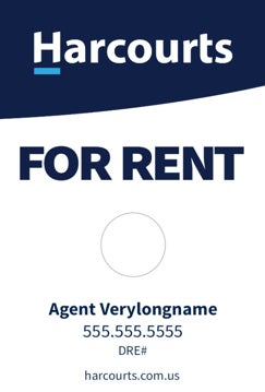 Picture of For Rent - White Vertical