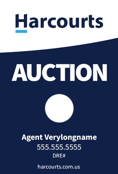 Picture of Auction - Dark Blue Vertical
