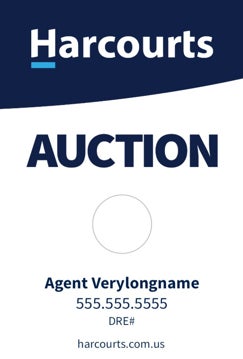 Picture of Auction - White Vertical