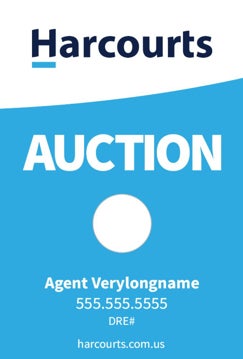 Picture of Auction - Light Blue Vertical