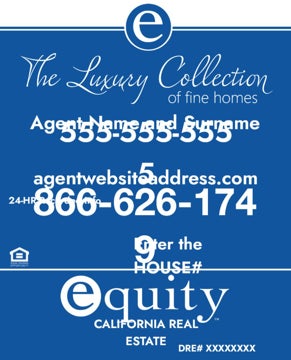 Picture of Yard Sign - Luxury Panel