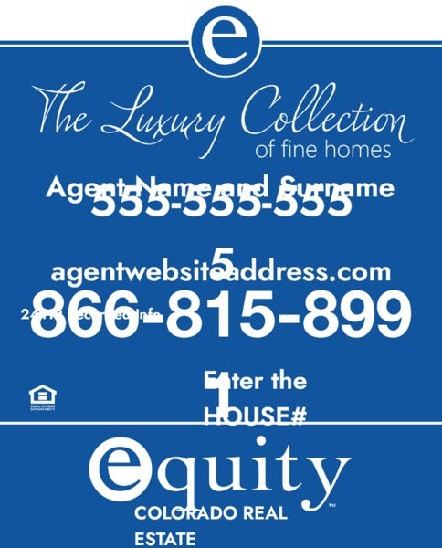 Picture of Yard Sign - Luxury Panel