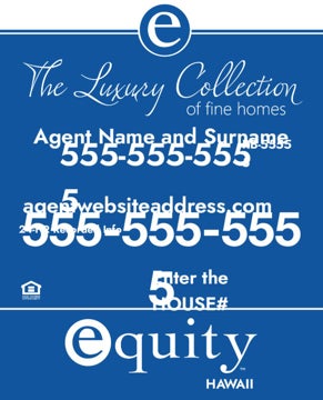 Picture of Yard Sign - Luxury Panel
