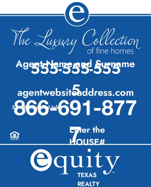 Picture of Yard Sign - Luxury Panel