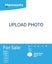 Picture of Large Photo Sign - Light Blue - Upload Photo 30" x 24"