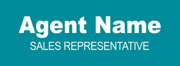 Picture of Agent Name, Title (Teal)