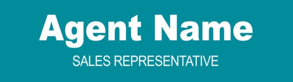 Picture of Agent Name, Title (Teal)