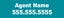 Picture of Agent Name, Phone (Teal)
