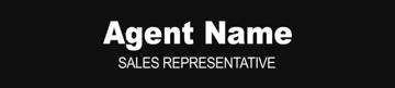 Picture of Agent Name, Title (Black)
