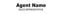 Picture of Agent Name, Title (White)
