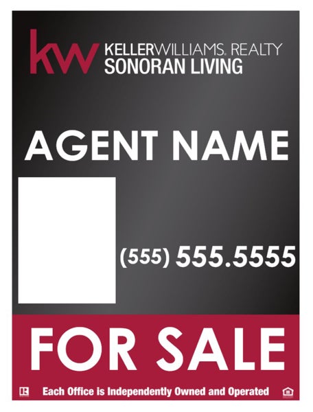 Picture of Agent Yard Sign with Photo