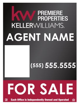 Picture of Agent Yard Sign with Photo