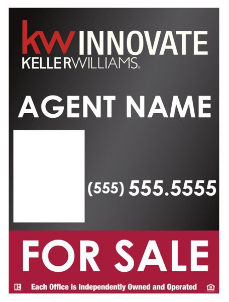 Picture of Agent Yard Sign with Photo