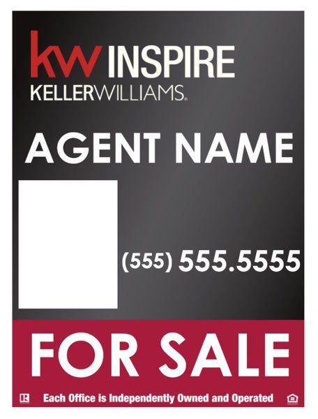 Picture of Agent Yard Sign with Photo