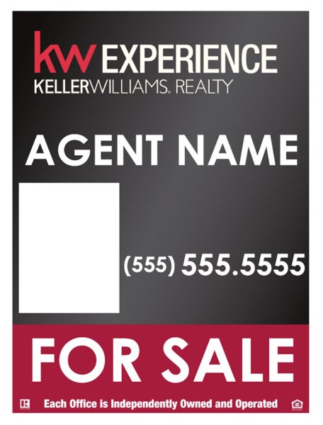 Picture of Agent Yard Sign with Photo