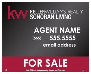 Picture of Agent Yard Sign with Photo