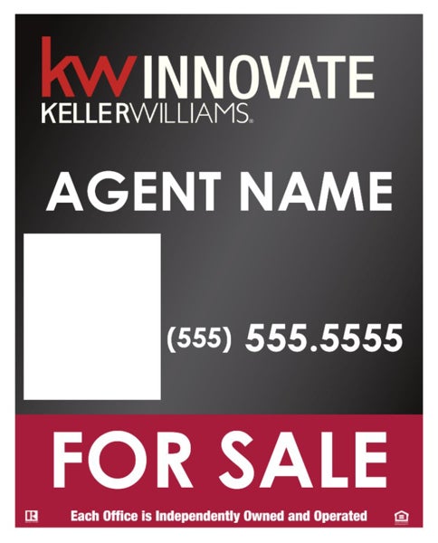 Picture of Agent Yard Sign with Photo