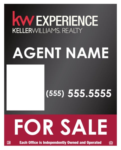 Picture of Agent Yard Sign with Photo