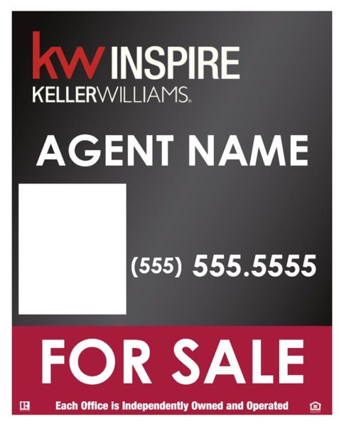 Picture of Agent Yard Sign with Photo