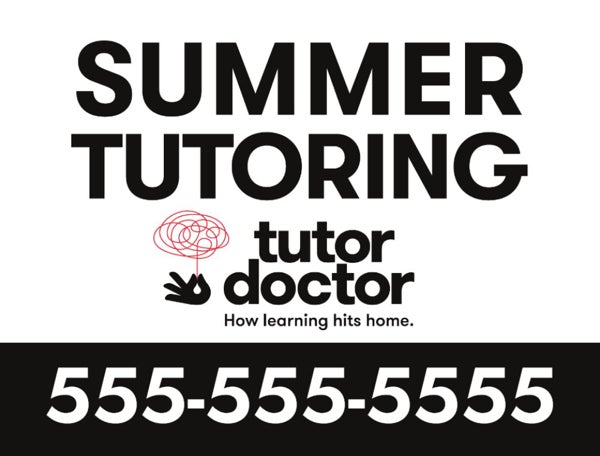 Picture of Summer Tutoring - 18" x 24" Yard Sign