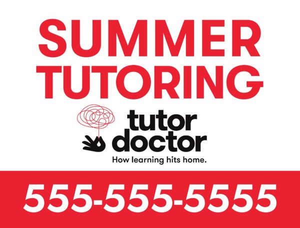 Picture of Summer Tutoring - 18" x 24" Yard Sign