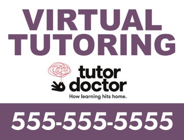 Picture of Virtual Tutoring - 18" x 24" Yard Sign