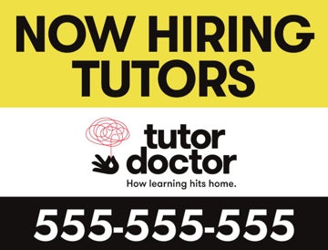 Picture of Now Hiring - 18" x 24" Yard Sign