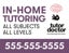 Picture of In-Home Tutoring - 18" x 24" Yard Sign