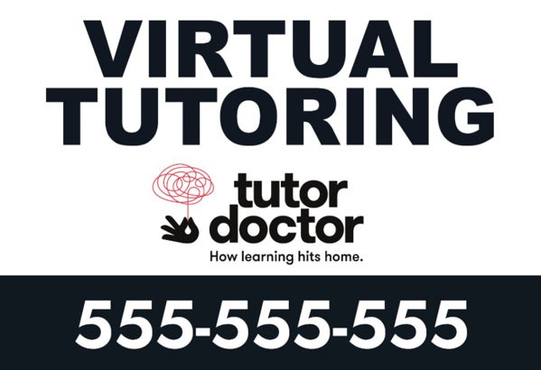 Picture of Virtual Tutoring - 12" x 18" Yard Sign