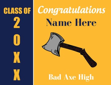 Picture of Bad Axe High School - Design B