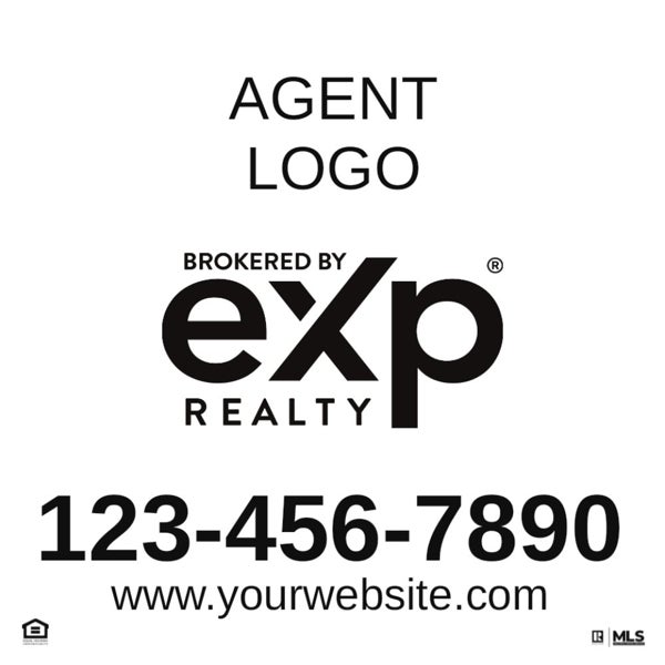 Picture of Team Sign - Black Logo - 24" x 24"