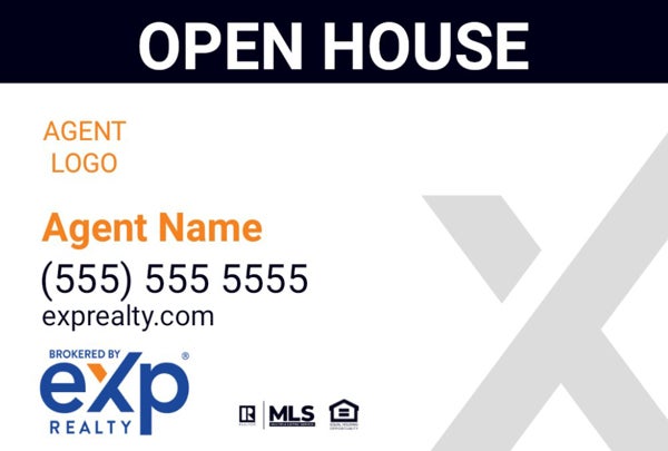 Picture of Open House Agent Brokered By Sign - 24" x 36"
