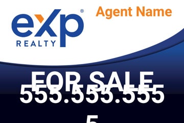 Picture of For Sale Agent Vinyl Banner - 4ft x 6ft