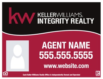 Picture of Agent Sign With Photo and Website - 18" x 24"