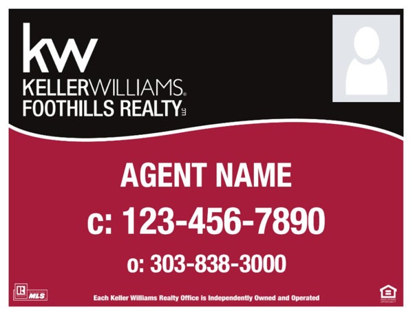 Picture of Agent Yard Sign with Photo - 18" x 24"