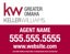 Picture of Agent Name Yard Sign - 18" x 24"
