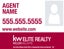 Picture of Agent Name Sign 2 with Photo - 18" x 24"