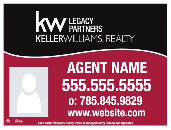 Picture of Agent Sign With Photo and Website - 18" x 24"