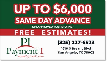 Picture of San Angelo - Tax Business Card