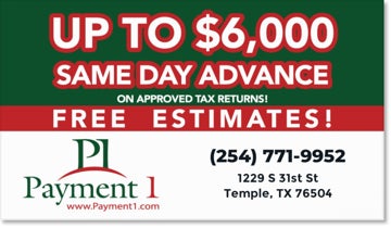 Picture of Temple - Tax Business Card