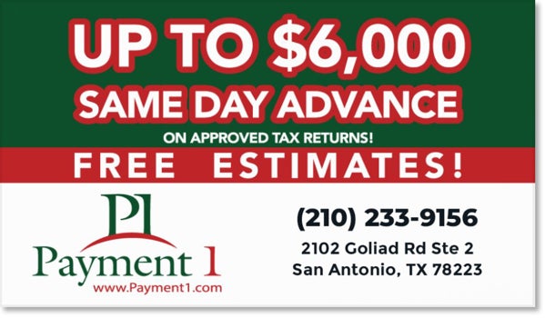 Picture of San Antonio - Tax Business Card