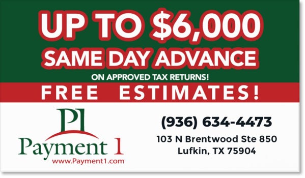 Picture of Lufkin - Tax Business Card