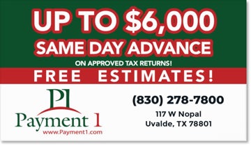Picture of Uvalde - Tax Business Card