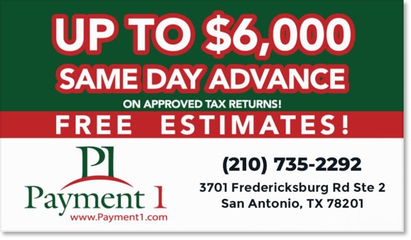 Picture of San Antonio - 2 - Tax Business Card